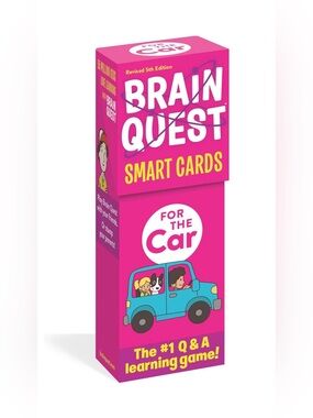 Workman Brain Quest Smart Cards for the Car Ages 12 Up Q&A 2-Deck Learning Game